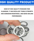 Top Tier 20 Pack Aluminum Oil Drain Plug Gasket Washers M14 Crush Kit Fits Honda Accord Civic Ridgeline And Acura Models For Smooth Sealing Drip Proof Car Care Upgrade, 22mm washer