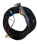Pilot Arc Plasma Cutter Torch Workhorse For AG60 And 40A 50A 60A High Frequency Air Plasma Cutters Compatible With CUT40DP CUT50DP CUT60DP AG60P 4m Cable Canvas Wrapped Includes Basic Consumables