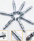 Drywall Anchor Kit For Hollow Walls With Screws 30Pcs M6x52mm Zinc Plated Steel Molly Bolts display with close-up details