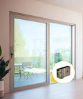 9-366 Stamped Glass Door Roller Assembly For Patio Doors With Adjustable Steel Housing 13/16 Inch Wide And 1 1/2 Inch Tall