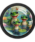 Fresh Crystal Glass Cabinet Knobs And Drawer Pulls Super Clean Kitchen Hardware Upgrade For Dressers Cupboards And Wardrobes Solid Modern Home Decor Setup 4 Pack featuring playful cartoon frogs.