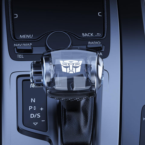 Touch Activated LED Crystal Shift Knob With Color Changing Breathing Light, Lock Button For Automatic Gear Shifters With Button Shifter Heads, Universal Fit For Most Cars, Dope Auto Interior Upgrade