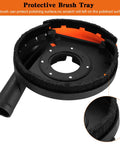 7 Inch Dust Shroud For Angle Grinder Heavy Duty Surface Grinding Dust Capture Fits 70 To 76mm Front Covers On Most 7 Inch Grinders Vacuum Ready