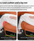 Ultimate Car Seat Leg Extender Cushion For Mini Cooper Se Convertible Jcw Electric Drives before and after installation comparison.