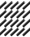 3.3mm By 16mm Dowel Pin With Split Spring Roll Pin, Carbon Steel, Black Finish, Heavy Duty Shelf Support Pin, Rust Resistant, 20 Pcs