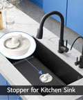 Six Size Rubber Sink Stoppers With Pull Ring Universal Fit Drain Plugs Fits Kitchen Bath Laundry Tub Leak Proof Anti Odor No Hassle Install Works Like A Champ For Every Home Owner Who Demands Top Notch Plumbing Fixes in kitchen sink.
