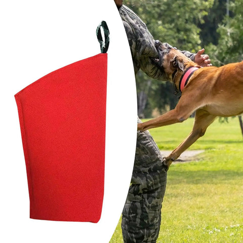 Dog Bite Sleeve Training Arm Guard For Puppies And Dogs Heavy Duty Tear Resistant Bite Protection Sleeve In Use