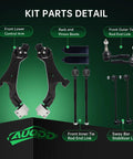 10Pc Front End Suspension Kit For 2010-2017 Chevy Equinox And GMC Terrain 2.4L Keeps Your Ride Smooth with parts detail