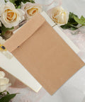 Kraft Paper Envelopes With Honeycomb Padding And Double Layer Design, Large Capacity Padded Mailers with roses around