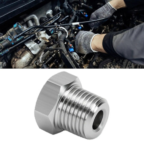 Stainless Steel NPT Adapter Converting 1 16 Female To 1 8 Male Thread Specs For Auto Mechanic Needs Ensuring Zero Leak Risks