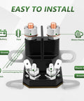 12V Beefed Up Starter Solenoid Relay For Lawn Mowers And Tractors Fits Craftsman LT1000 Poulan Husqvarna AYP