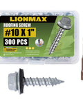 Kiss Those Rust Worries Goodbye Heavy Duty Metal Roofing Screws Number 10 X 1 Inch 300 Pack with rubber washers and bit included.