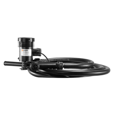 Beefy 110 Volt Electric Drum Pump Slick Transfer Kit For No Sweat Fluid Moves Fits 15 To 55 Gallon Drums double insulated motor with hose.