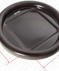 3 Inch Steel Furniture Caster Cups with Carpet Bottom Ultimate Heavy Duty Floor Protectors enhancing floor protection.