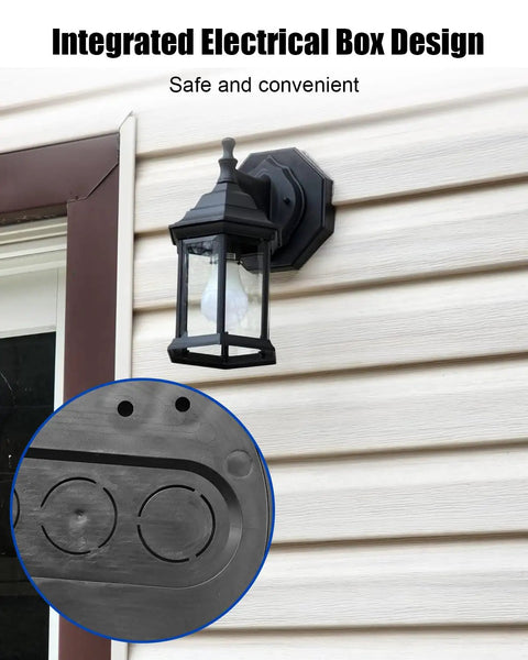 Integrated Electrical Box Design on Vinyl Siding Outdoor Light Mounting Block Bracket Kit For Half Inch Plate With Waterproof Seal Easy No Fuss Install Direct Replacement For 8141 Durable Weatherproof Block Mount For Exterior Lights.
