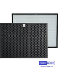 Replacement Filter Kit for RabbitAir BioGS Classic SPA 421A 582A Air Purifier with H13 True HEPA and Activated Carbon Filtration