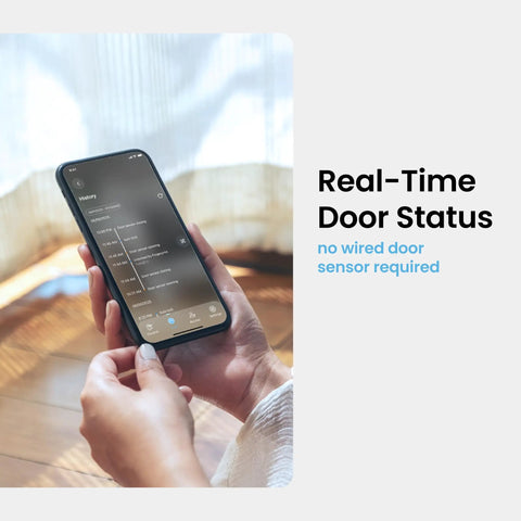 User holding smartphone displaying real-time door status for No Sweat Smart Deadbolt With Wireless Door Status Tracking And Seamless App Control For Hassle Free Keyless Entry And Rock Solid Home Security Easy As Pie To Install.