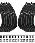 O Tiller Tine Replacement Set Of 12 For Models 4460J 4459J 6554J 6555J Heavy Duty Tines with Bolts and Nuts for Reliable Tilling
