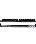 Hella Sturdy Steel Table Extension Brackets With Smooth Glide Rollers set, heavy-duty black finish, 41 inches, for expandable surfaces.