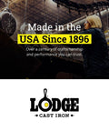 Lodge Cast Iron branding, Made in USA since 1896