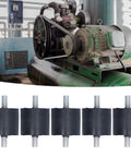 Set Of 5 Rubber Vibration Isolator Mounts With High Elasticity For Shock Absorption And Quiet Operation, Keeps Your Air Conditioners And Fitness Equipment From Vibration, Rugged M8 Mounts. Rubber anti-vibration mounts for compressor and motor equipment