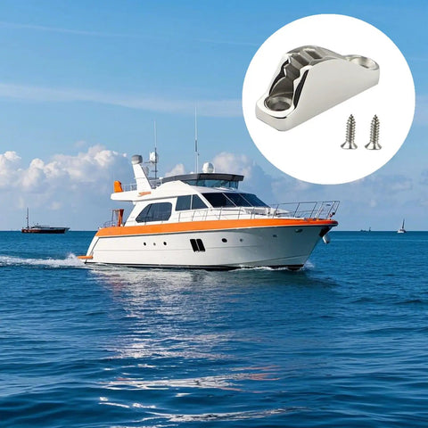 316 Stainless Steel Clam Cleat For Boats And Kayaks, Rugged Marine Grade Rope Cleat, Rust Resistant Cleat For Kayaks Or Sailboats