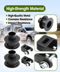Ford F250 F350 Super Duty 4WD 2005-2023 2.5 Inch Front Leveling Kit with steel coil spring lift spacers and shock mount extenders