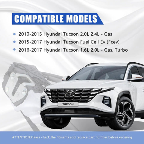 Front Right Door Lock Actuator Passenger Side Door Latch Assembly Replaces 81320 2S000 Fits 2010 To 2017 Hyundai Tucson compatible models image.