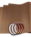 Nonstick Sublimation Sheet 16x20 And Heat Resistant Tape Pack 3 Sheets Plus 3 Rolls 10mm X 33m 108ft For Easy Heat Press Transfers