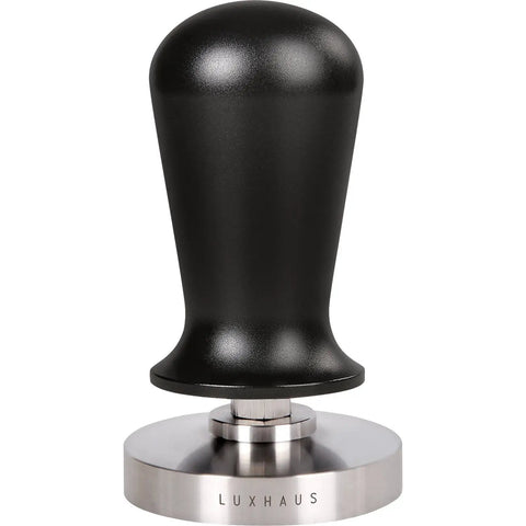 53mm Calibrated Coffee Tamper With Spring Loaded 100 Percent Flat Stainless Steel Base For Espresso Machines Pro Grade Tamping