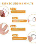 Clear Silicone Ring Guards Set For Loose Rings 12 Pack In Four Sizes Invisible Ring Resizer Tighteners installation steps