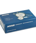 Packaging box of Dial Test Indicator With Real Deal Precision, 0.03 Inch Range And 0.0005 Inch Accuracy, 1.457 Inch Diameter, White Finish