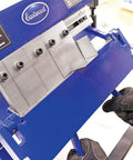 Close-up of 12 Inch Box And Pan Sheet Metal Brake With Five Adjustable Fingers for Precise Folds and Bends Up to 20 Gauge Steel