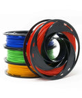Multicolor PLA 3D Printer Filament 1.75mm 200g Pack Vacuum Sealed With Desiccant 205 225C Nozzle Temperature Compatible With Most Printers Blue Green