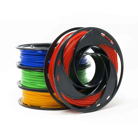 Multicolor PLA 3D Printer Filament 1.75mm 200g Pack Vacuum Sealed With Desiccant 205 225C Nozzle Temperature Compatible With Most Printers Blue Green