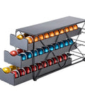 Three Tier Nespresso Vertuo Pod Drawer Holder Keeps 60 Pods Organized Space Saving Coffee Capsule Rack For Vertuo Plus