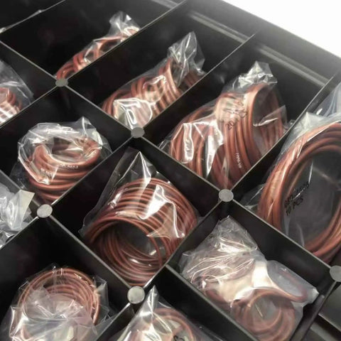 Heavy Duty Pro Grade O Ring Seal Kit For Hydraulic Systems With 570 Piece Set And 32 O Ring Sizes NBR And Silicone Seals