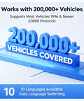 200,000+ vehicles covered by V519 OBD2 Scanner Diagnostic Tool Car Code Reader With 35901 Built In DTC Library Check Engine Light Reader