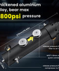 Heavy Duty High Pressure PCP Air Filter With Pressure Maintaining Function And 5800 PSI Oil And Water Separator for Paintball Guns