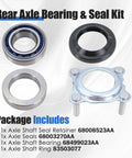 Rear Axle Bearing And Seal Kit For Jeep Wrangler JK JKU 2007 To 2017 3.6L 3.8L V6 Engine parts laid out individually