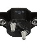 50 Amp Marine Circuit Breaker With Nut Connections And Attaching Hardware For Plug And Play Quick Easy Install On Marine Equipment And Boats Durable Marine Grade Hardware Reliable Fault Protection Panel Or Inline Mount, black inline mount