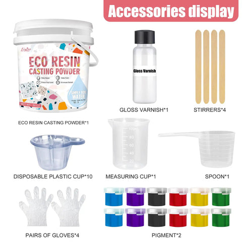 Dead Simple Ceramic Resin Casting Powder Plus One Point Four Kilogram Plaster Mix For Terrazzo Trays Coasters Fast Water Activated Blend Delivers A Knockout Porcelain Matte Finish For Zero Hassle Weekend Art Creators