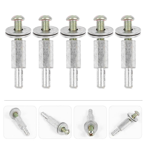 Five Piece Drill Shaft Extender And Buffing Wheel Mandrel Set Thick Arbor Adapter with steel extenders for buffing jobs.