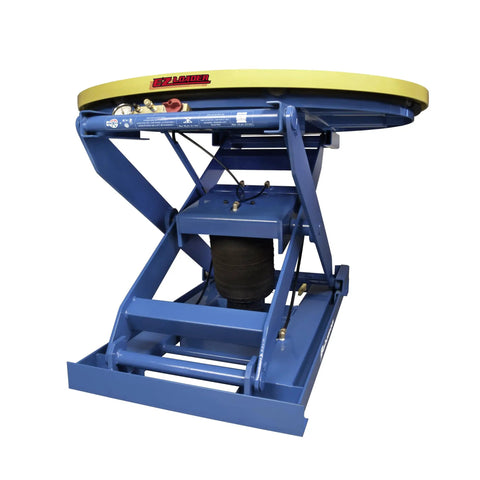 EZ Loader Automatic Pallet Positioner with 43 Inch Rotating Top and Auto Height Adjustment from 10.5 to 30.5 Inches for up to 4000 lb Load