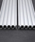 Durable T Slot Aluminum Extrusion For 3D Printer Parts And CNC DIY Projects Silver 500mm Length Pack Of Two For Sturdy Frames