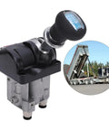 Proportional Air Actuator Hydraulic Control Valve With 3 Position Tipper Switch And 3 Hole Design For Dump Trucks Construction Mining And Heavy Transport Vehicles