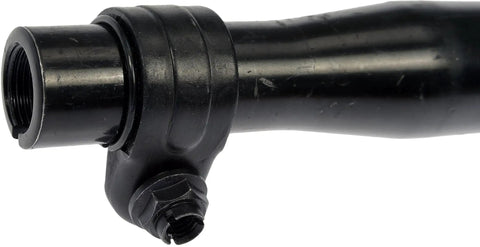 Steering Tie Rod End Adjusting Sleeve Beefed Up Direct Replacement For Severe Duty Off Road Use OE Style Fit Built Tough For Durability No Compromise Construction Ready For Trucks And SUVs black steel sleeve close-up
