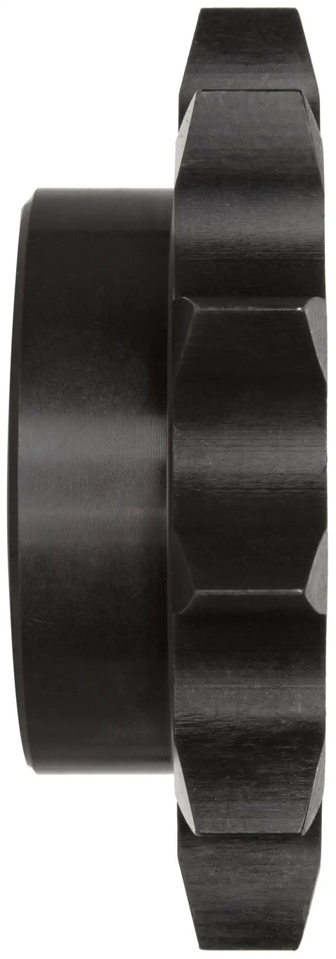 Side view of Reboreable Roller Chain Sprocket With Type B Hub For 24B Chain, showing 150mm hub diameter and single strand design.