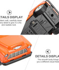Orange Pickup Truck Miniature Model Toy For Kids Room Decor And Party Favors Realistic 4.92 Inch Collectible Vehicle Display Close-Up