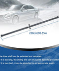Toyota RAV4 AWD Rear Driveshaft Prop Shaft Replacement 2006 2013 3710042090 Built Tough Steel For Smooth Operation, Vibration Dampening, And Easy Install On AWD RAV4 Models, 230cm/90.55in